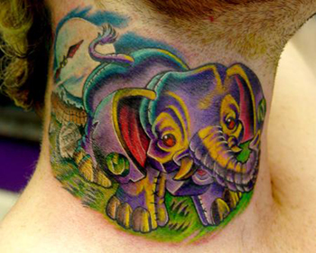 Tattoos - Cute lil' Elephant - 22360