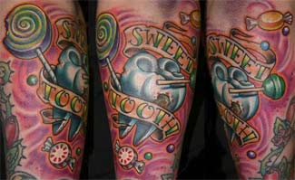 Nate Beavers - Sweet tooth tattoo