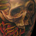 tattoo galleries/ - Skull and Wreath Tattoo