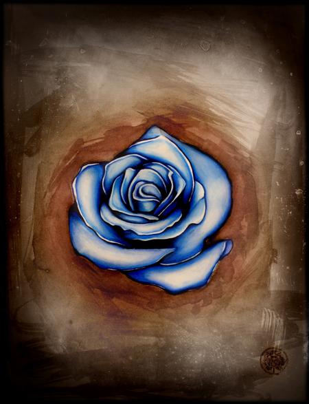 Tattoos - Mixed media Blose Rose - 69770