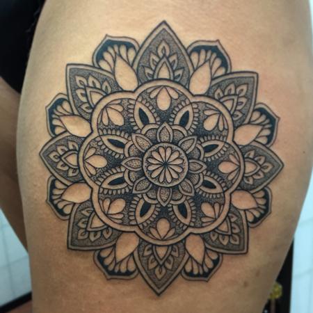 Dotwork mandala  Tattoo