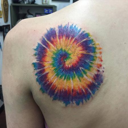 tie dye Tattoo