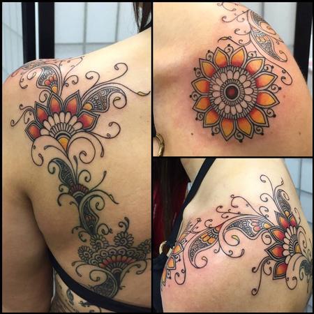 Tattoos - Henna style - 100156