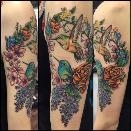Tattoos - Hummingbirds - 100154