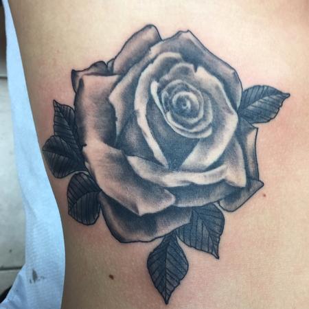 Rib Rose Tattoo