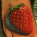 Tattoos - Realistic Strawberry Tattoo - 66903