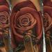 Realistic Rose and Tattoo Machine Tattoo Tattoo Thumbnail