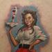Icecream Girl Tattoo Tattoo Thumbnail