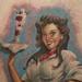 Tattoos - Pinup Girl with Ice Cream - 75252
