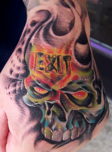 Exit Only Tattoo