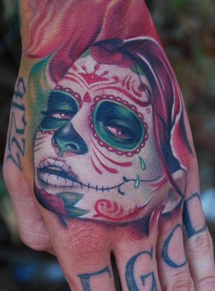 day of dead tattoos for guys. day o the dead again