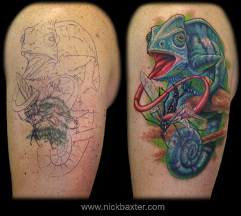 chameleons tattoo