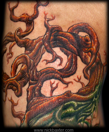 Tattoos - Earth Tree (Detail 1) - 7670