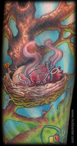 Tattoos - Egg Heart (Detail) - 10393