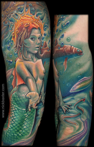 Tattoos - Evolution Mermaid - 17864