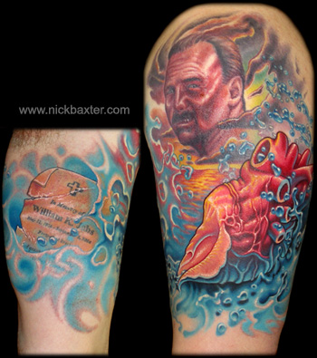 Tattoos - Shell Heart Memorial - 13675