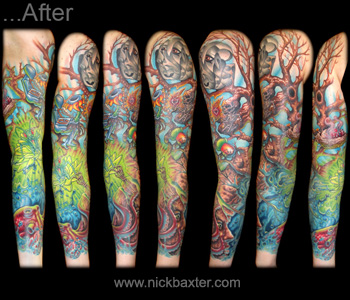 Tattoos - Surrealist Tree Rework Sleeve - 10395