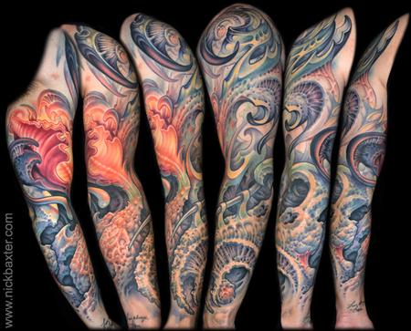 nick baxter sleeve tattoo