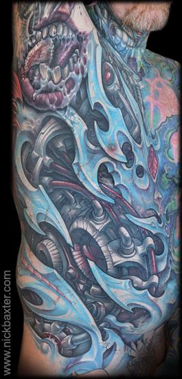 Tattoos - Mech Ribs - 73564