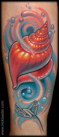 Tattoos - Seashell - 35439