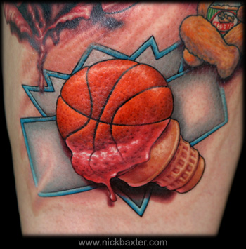 Nick Baxter NBA Jam Ice Cream Cone