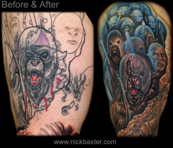 Tattoos - Orc Battle Sleeve (Cover Up Detail) - 10401