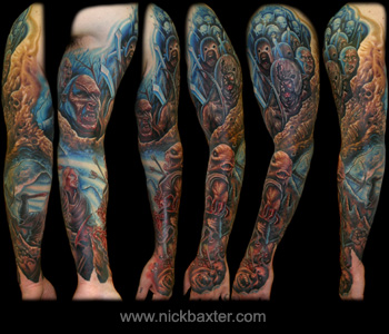 Nick Baxter - Orc Battle Sleeve LOTR OMG LOL