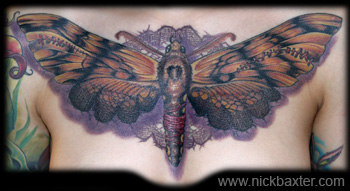 Tattoos - Lace Moth - 6846