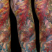 Tattoos - Halftone Leaf Sleeve - 10407