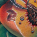 Tattoos - Bumble Bee and Peaches - 15175