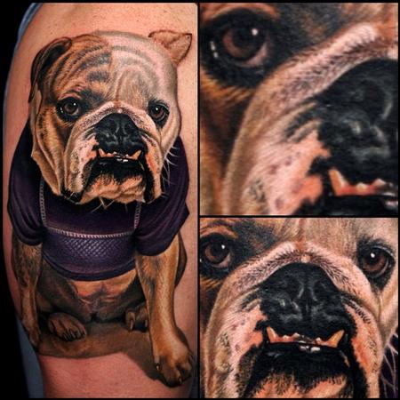 Tattoos - Dog portrait tattoo - 67364