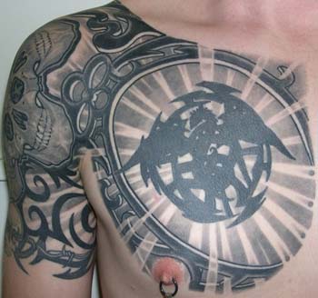 Tattoos - Skulls and Tribal - 11759