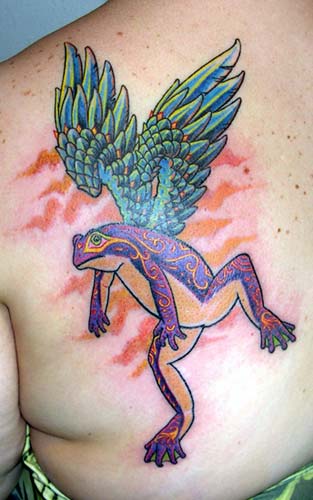 Tattoos - Flying Frog - 11787