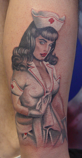 Tattoos? Nurse Bettie nursing tattoos. Tattoos? Nurse Bettie