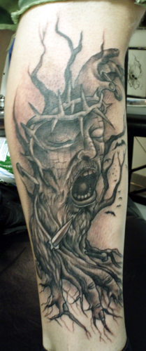 Tattoos - Oddities tattoos - Dr. Spankenstien's Tree of Agony