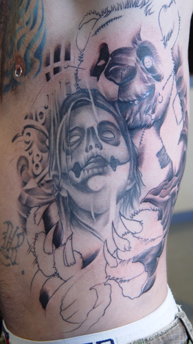 Tattoos - Severed Head tattoos - Ted with Head