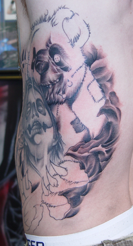 Tattoos - Severed Head tattoos - Ted with Head
