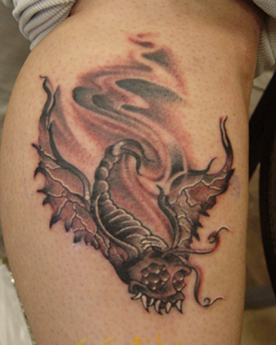 Tattoos - Nature Animal Insect tattoos - DEMONFLY