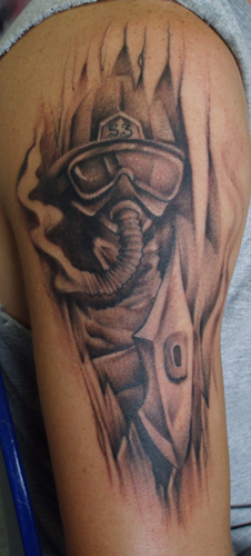 Tattoos - Fire-fighters tattoos - Firefighter