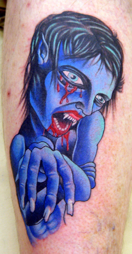 Tattoos - Movie Horror tattoos - Vamp chick
