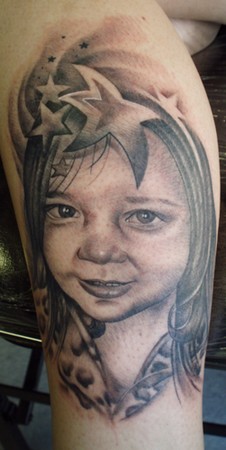 Ashley Love Tattoo on Paradise Tattoo Gathering   Tattoos   Jamie Cross   Ashley S Daughter