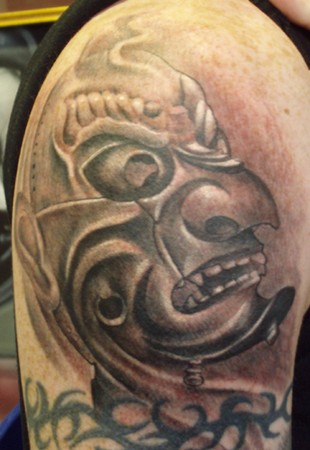 Looking for unique Jamie Cross Tattoos Samurai Mask