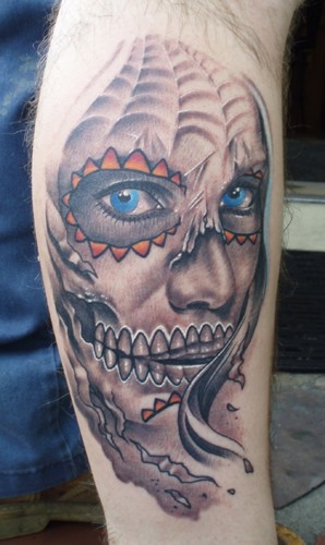 Tattoos - Jamie Cross - Shawns face