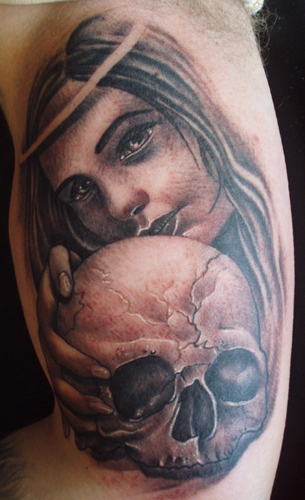 Tattoos - Severed Head tattoos - Skangel
