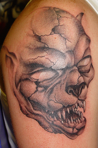 Tattoos - Original Art tattoos - Gargoyle