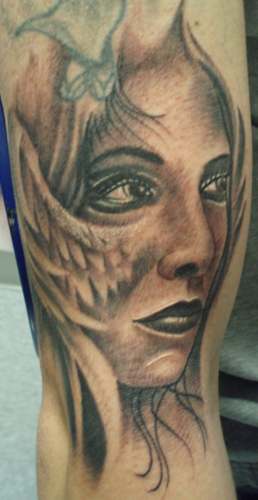 Tattoos - Oddities tattoos - Wingface