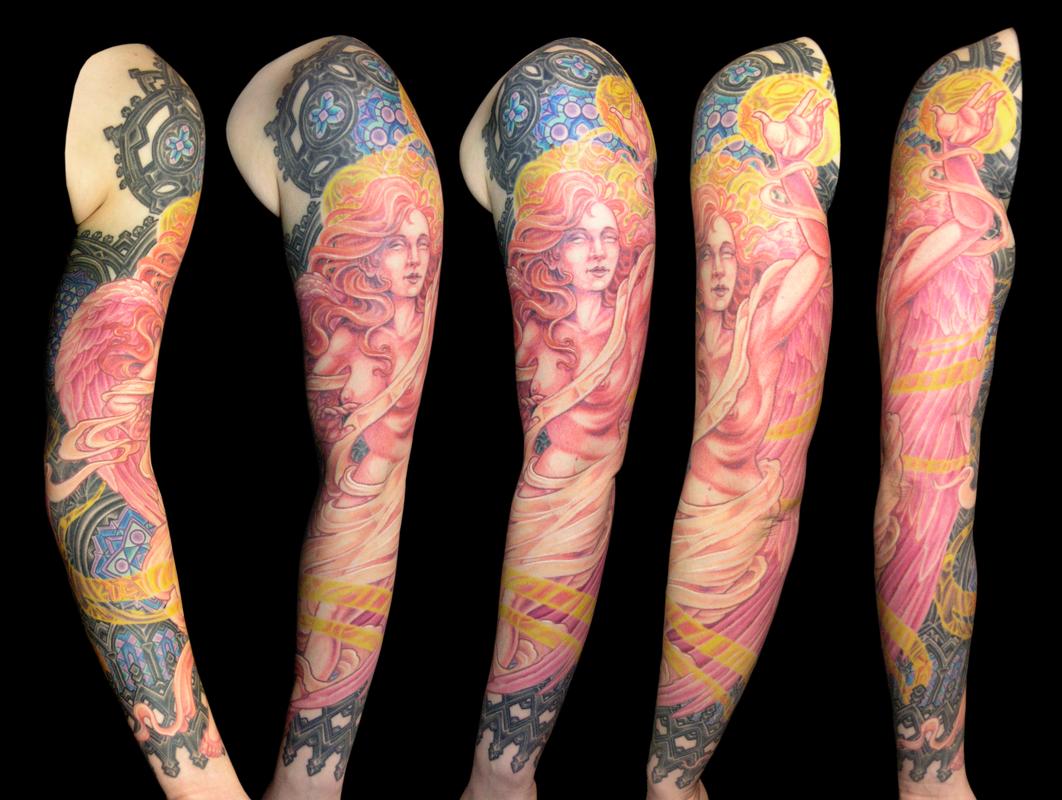 Venetian Tattoo Gathering : Tattoos : Fantasy : Red Angel Venetian Tattoo Gathering : Tattoos : Fantasy : Red Angel