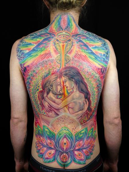 Tattoos - Lovers back piece - 116235