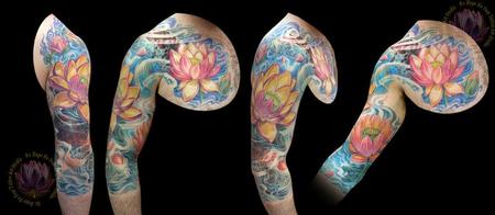 Tattoos - Color Lotus Tattoo - 66286