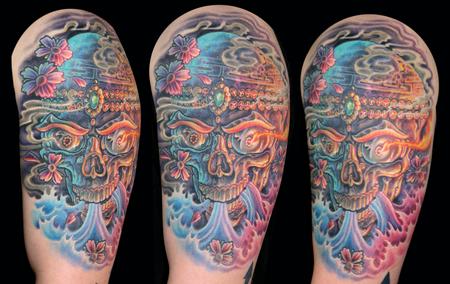 James Kern - Colorful Tibetan Skull